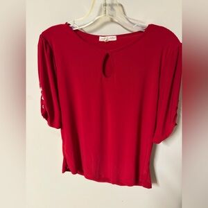 Chic Scarlet Women's Blouse
